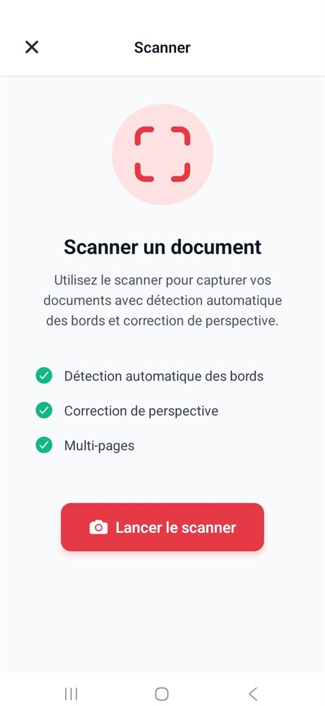Scansa, écran de scan d'un bail d'habitation